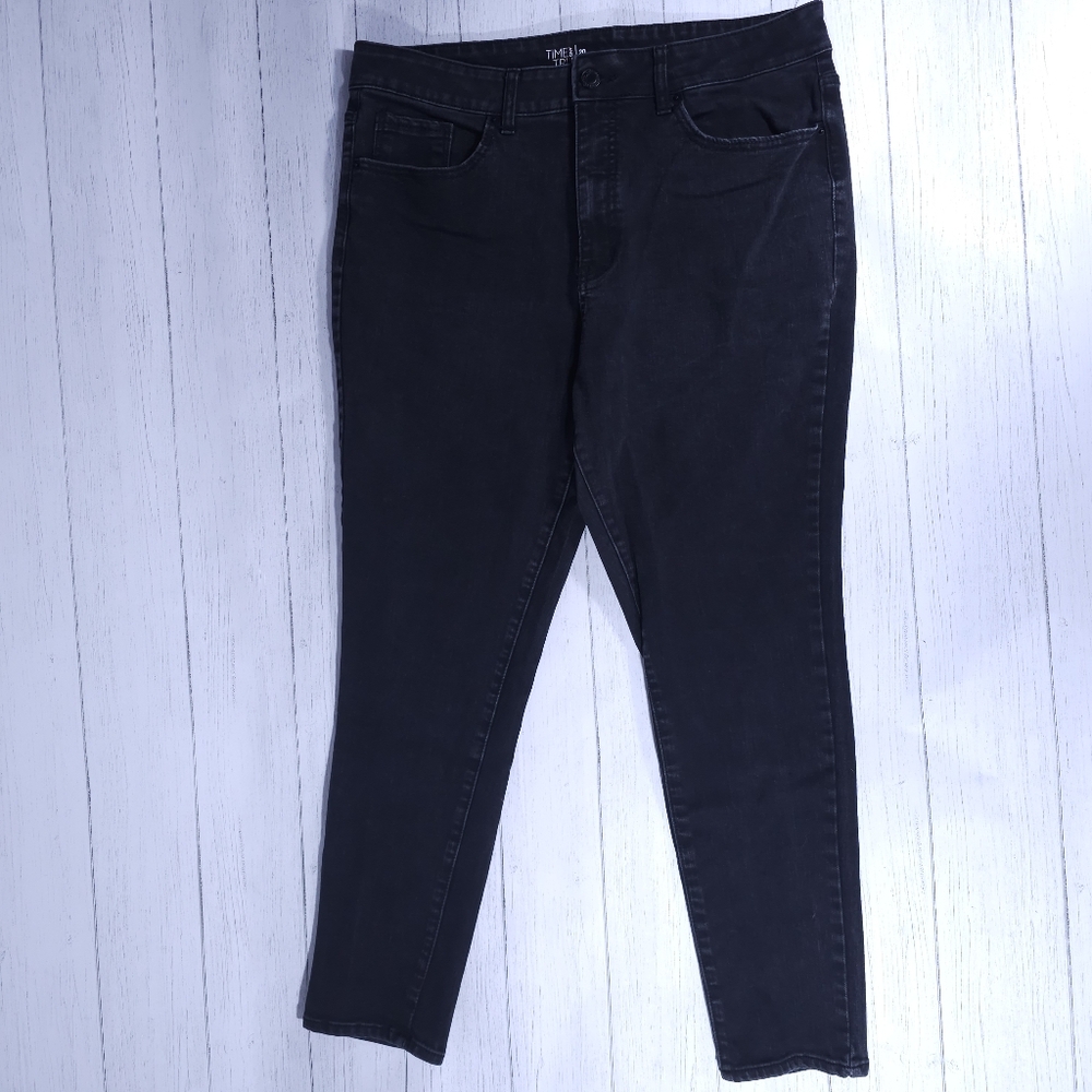 Time and Tru Black High Rise Skinny Jeans Size 20